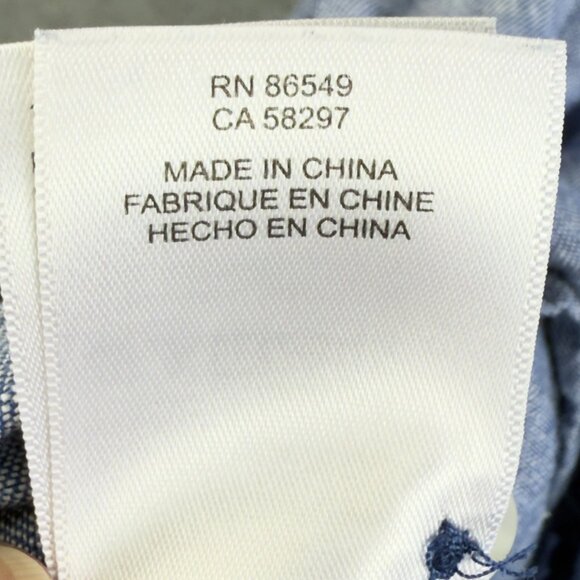 Tommy Bahama 100% Linen Short-Sleeve Camp Shirt – Light Blue Large, Resort Style - Picture 13 of 14